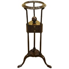 Mahogany Wig Powdering Stand