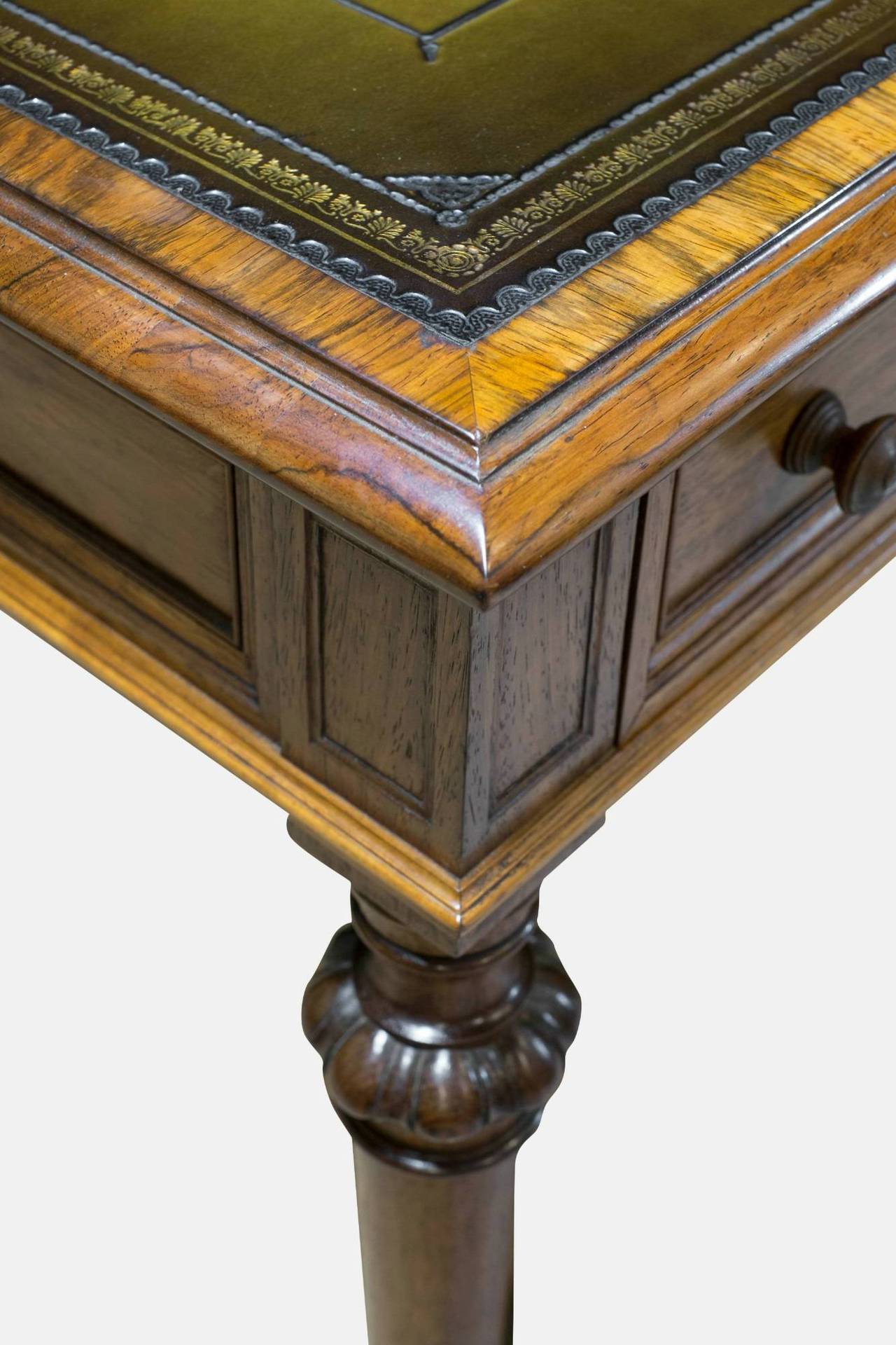 English Rosewood Writing Table/Library Table