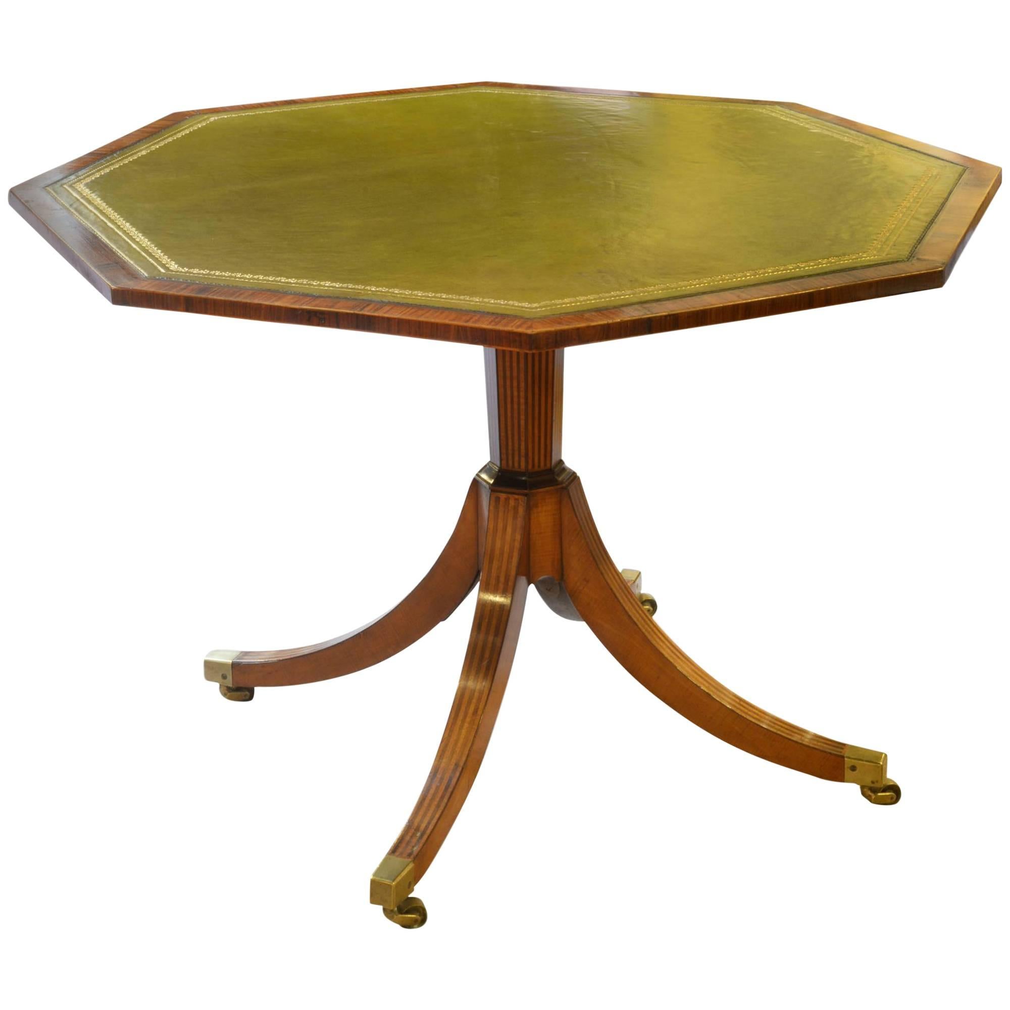 George III Octagonal Centre Table For Sale