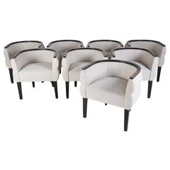 Stunning Set of Eight Chairs