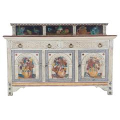 Bloomsbury Circle Painted Sideboard, circa 1925 8