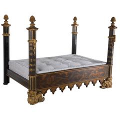 Regency Four-Poster Chinoiserie Daybed