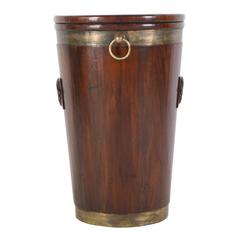 Mahogany Peat Bucket