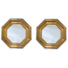 Pair of Octagonal Mirrors