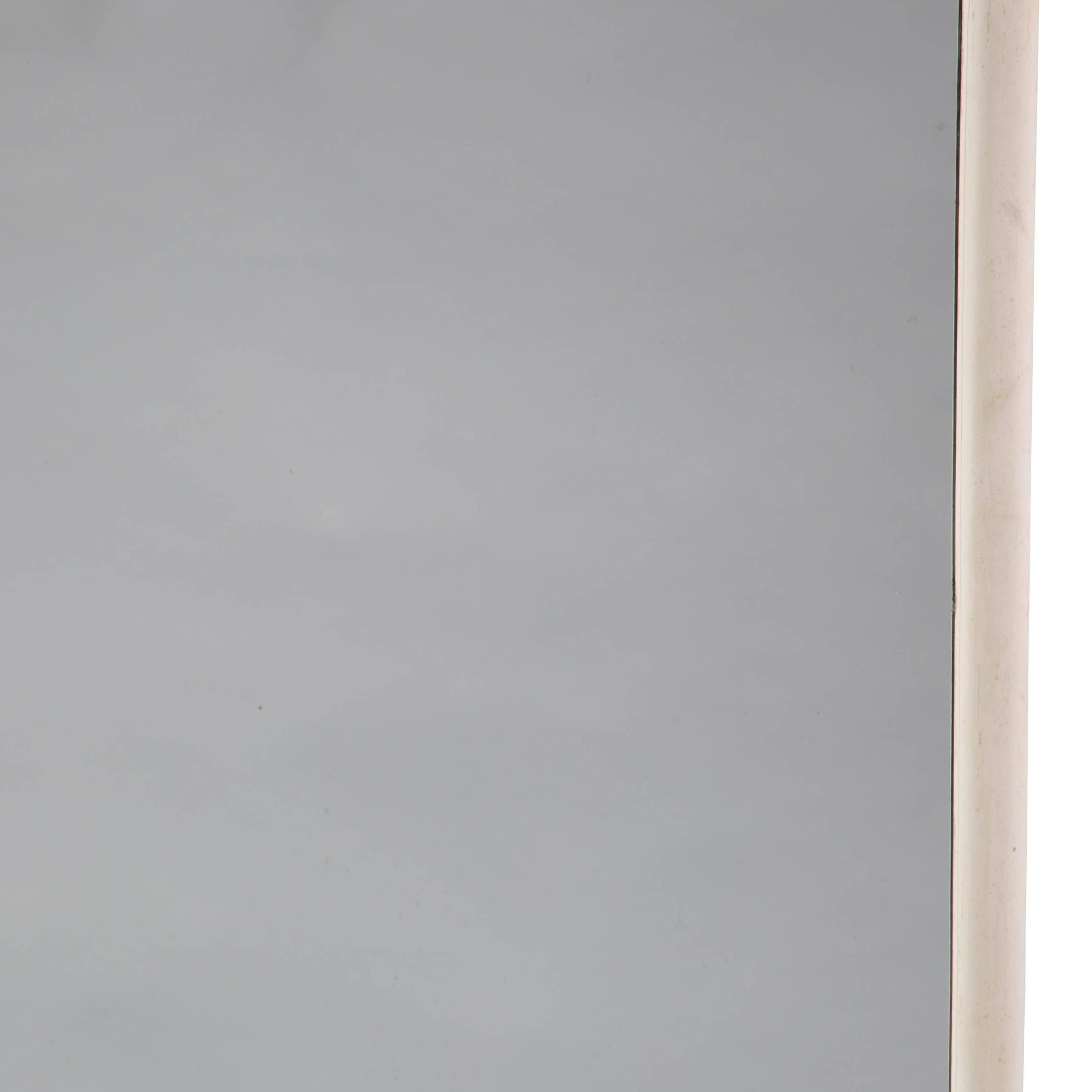 Gesso Pair of French Bistro Mirrors