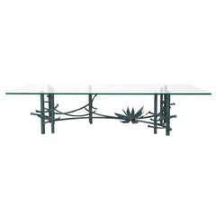 Patinated Wrought Iron Coffee Table
