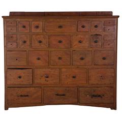 Antique 19th Century Bank of Drawers