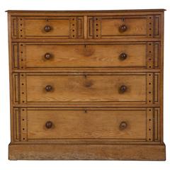 Arts 
Crafts Chest of Drawers