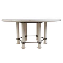 1960s French Mirror Top Centre Table 12