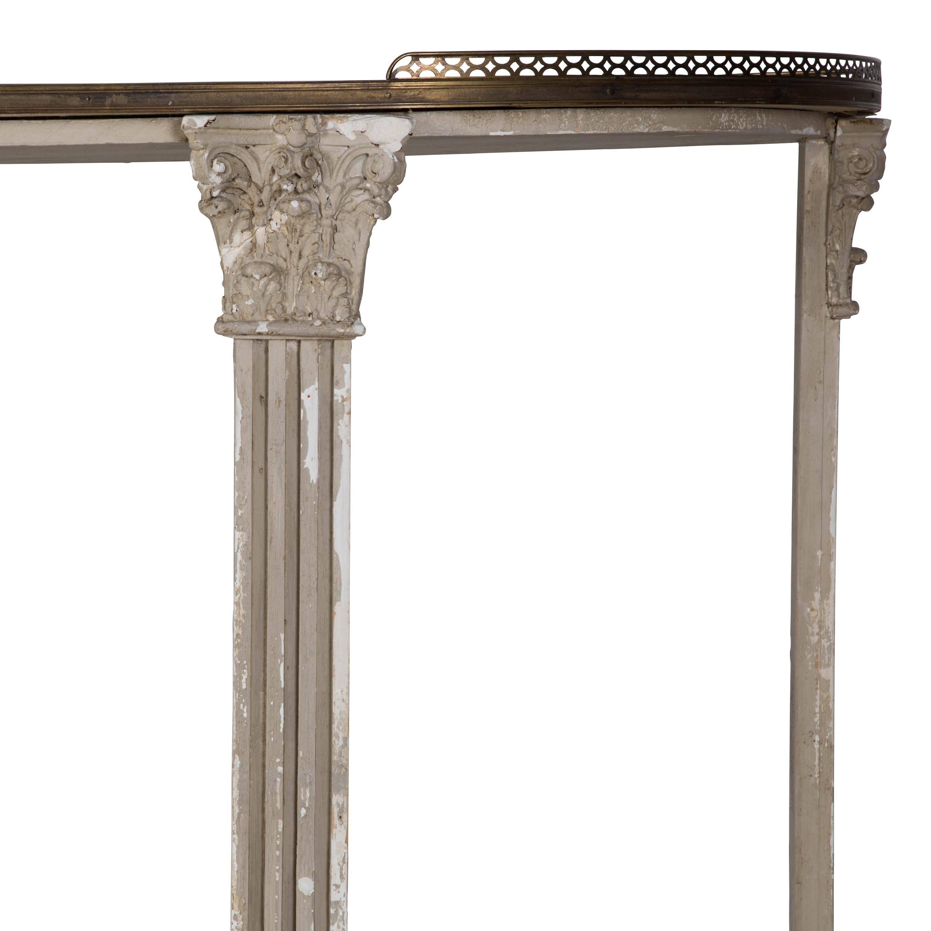 20th Century Irish Marble Topped Side Table