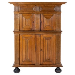 17th Century Dutch Oak Cabinet