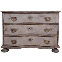 Swedish Painted Baroque Commode