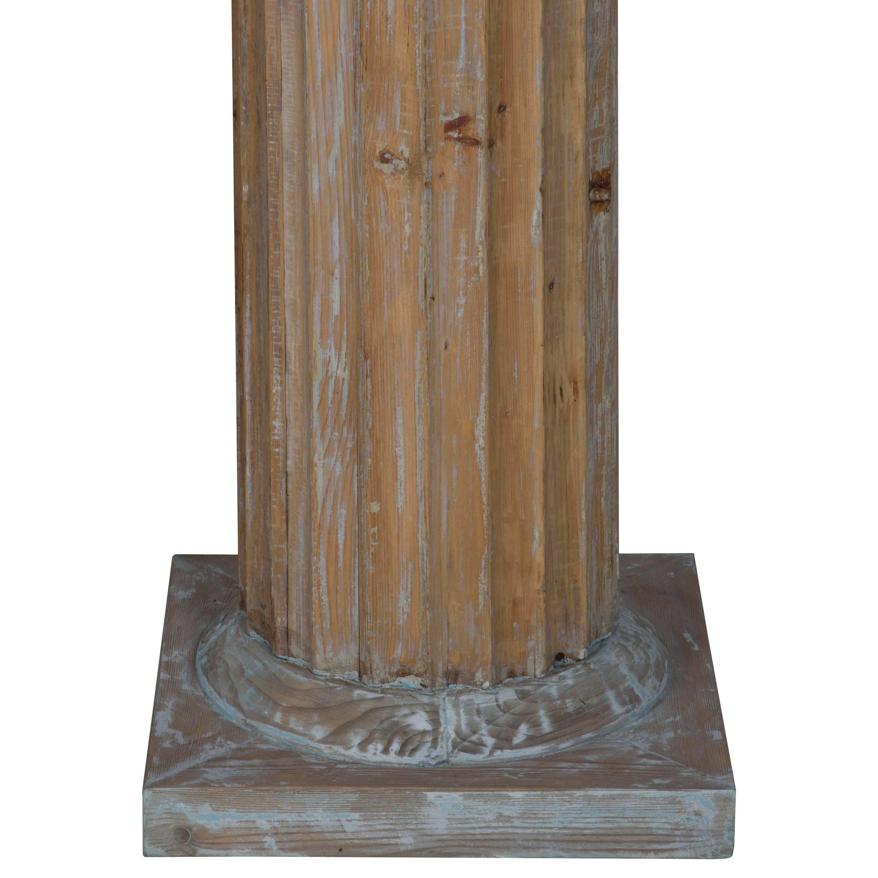 Giant 19th Century Column Lamps In Good Condition In Gloucestershire, GB
