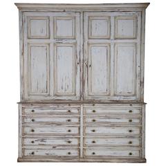 Late 19th Century Cupboard on Chest