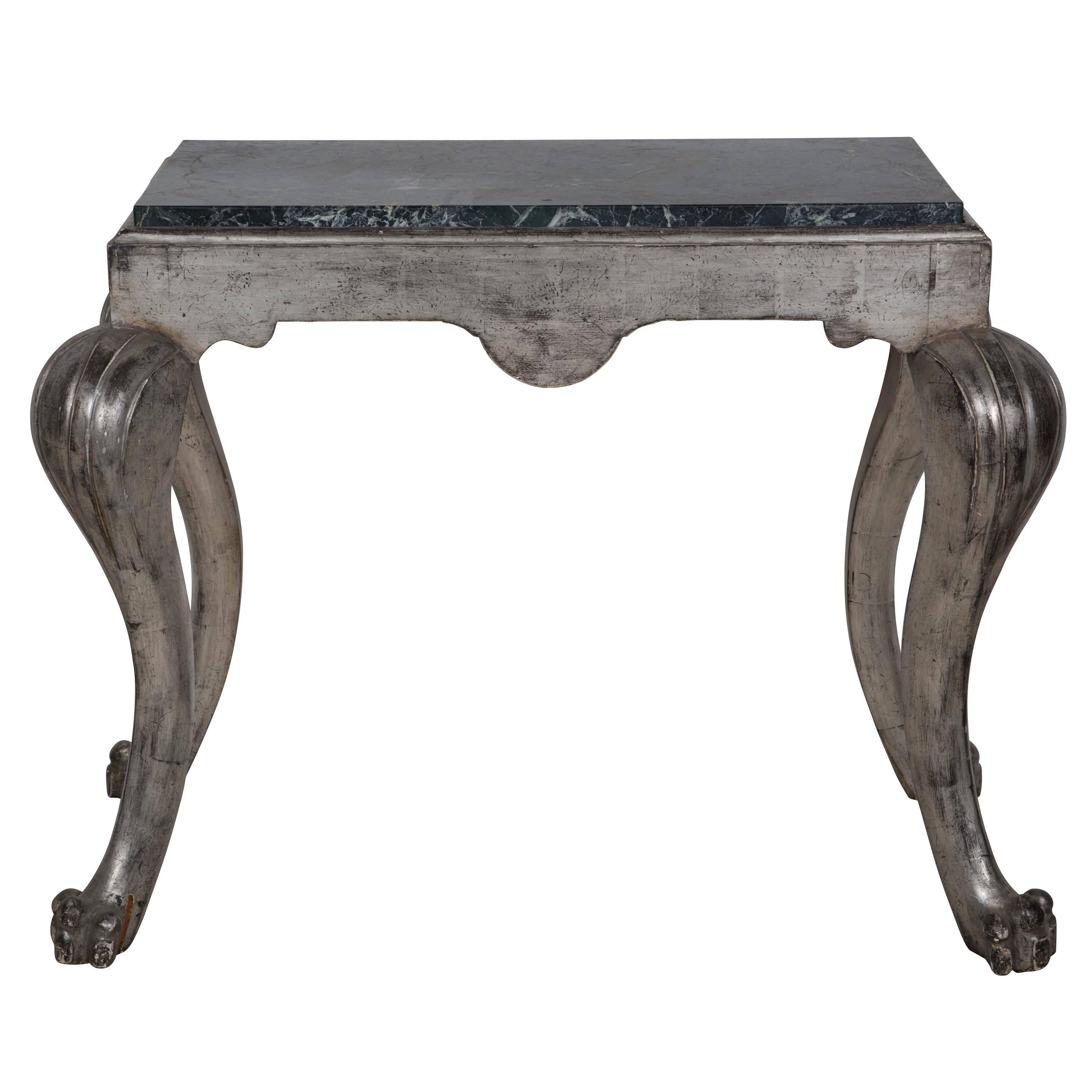 Italian 19th Century Marble-Top Console Table
