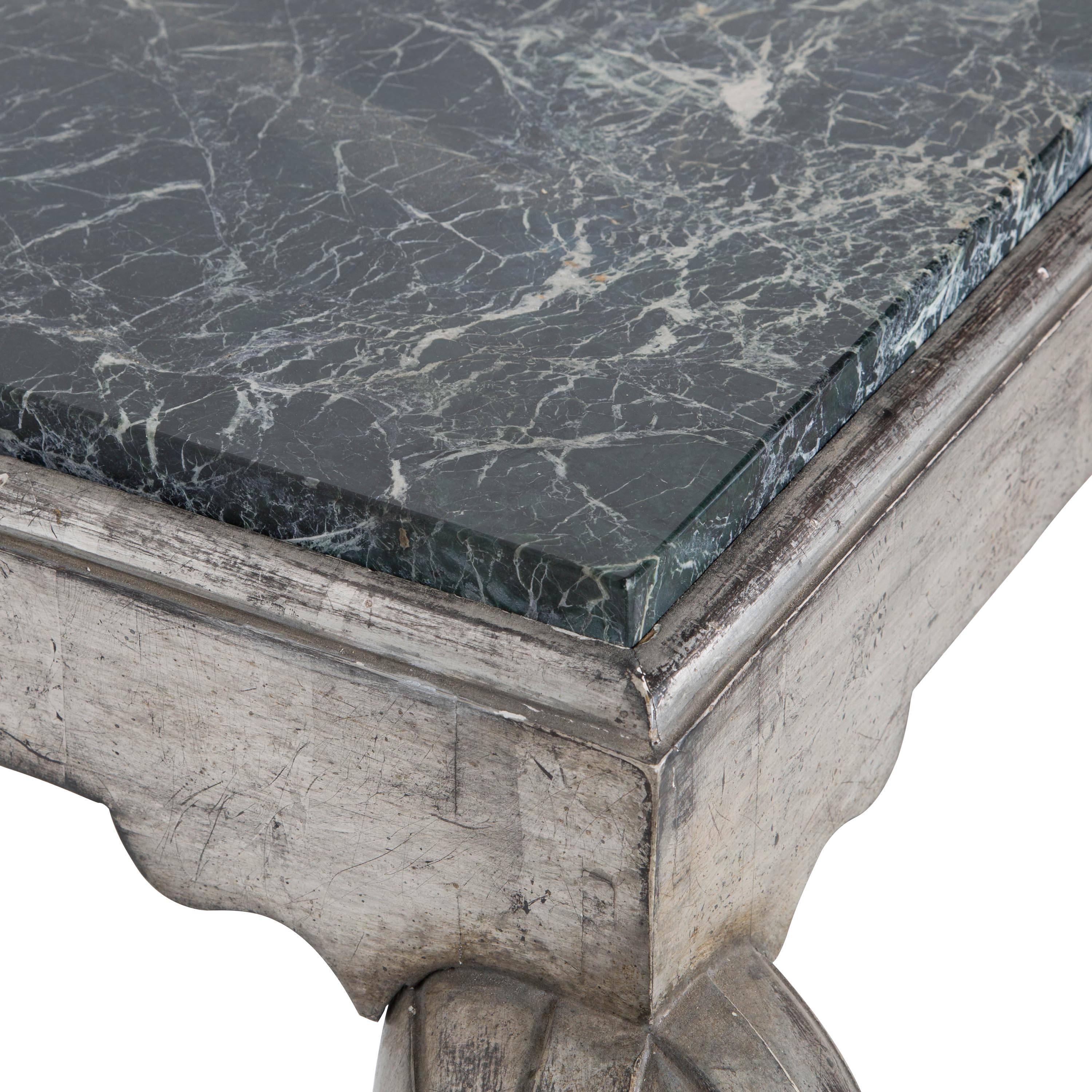 Gilt 19th Century Marble-Top Console Table