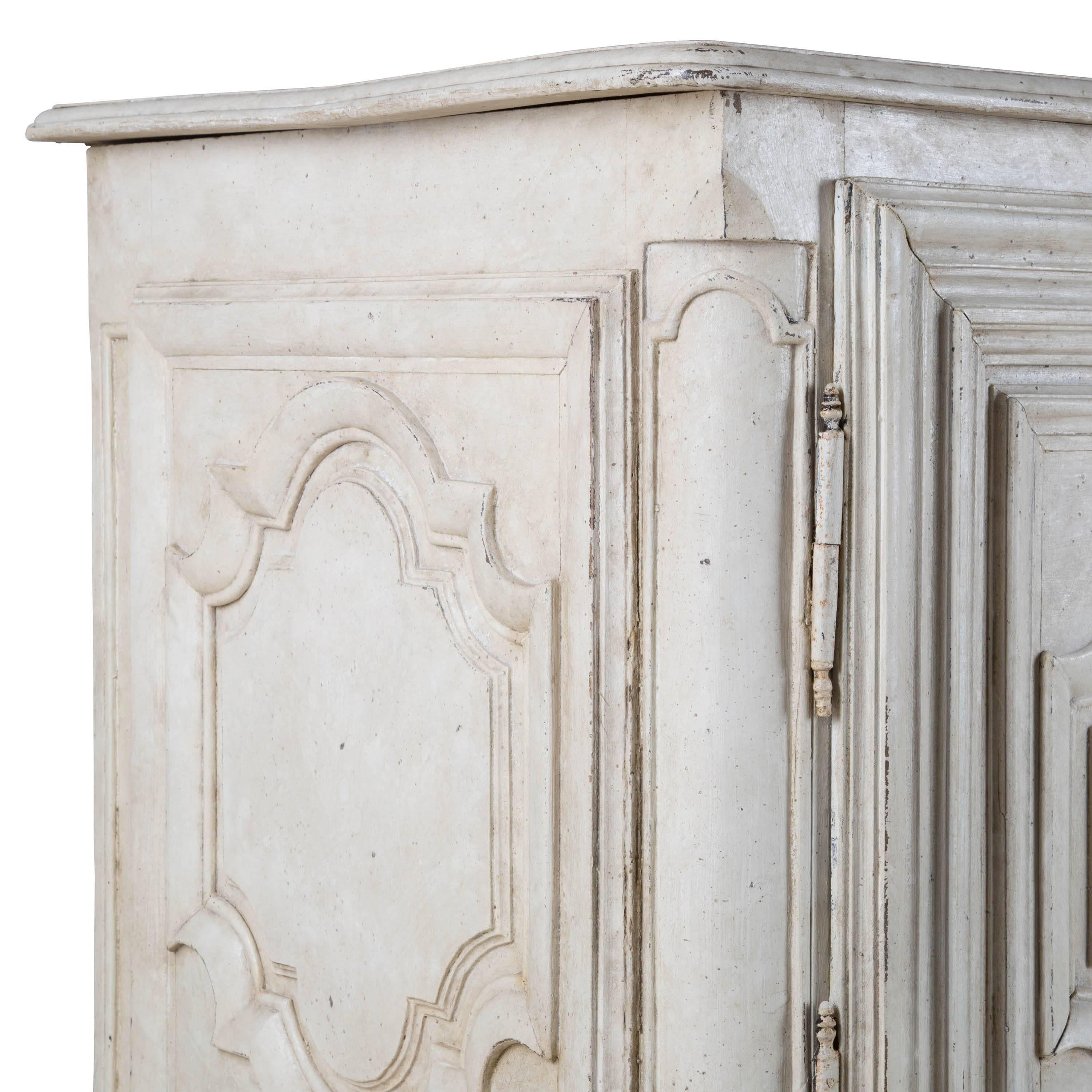 18th Century and Earlier Late 18th Century Painted French Buffet