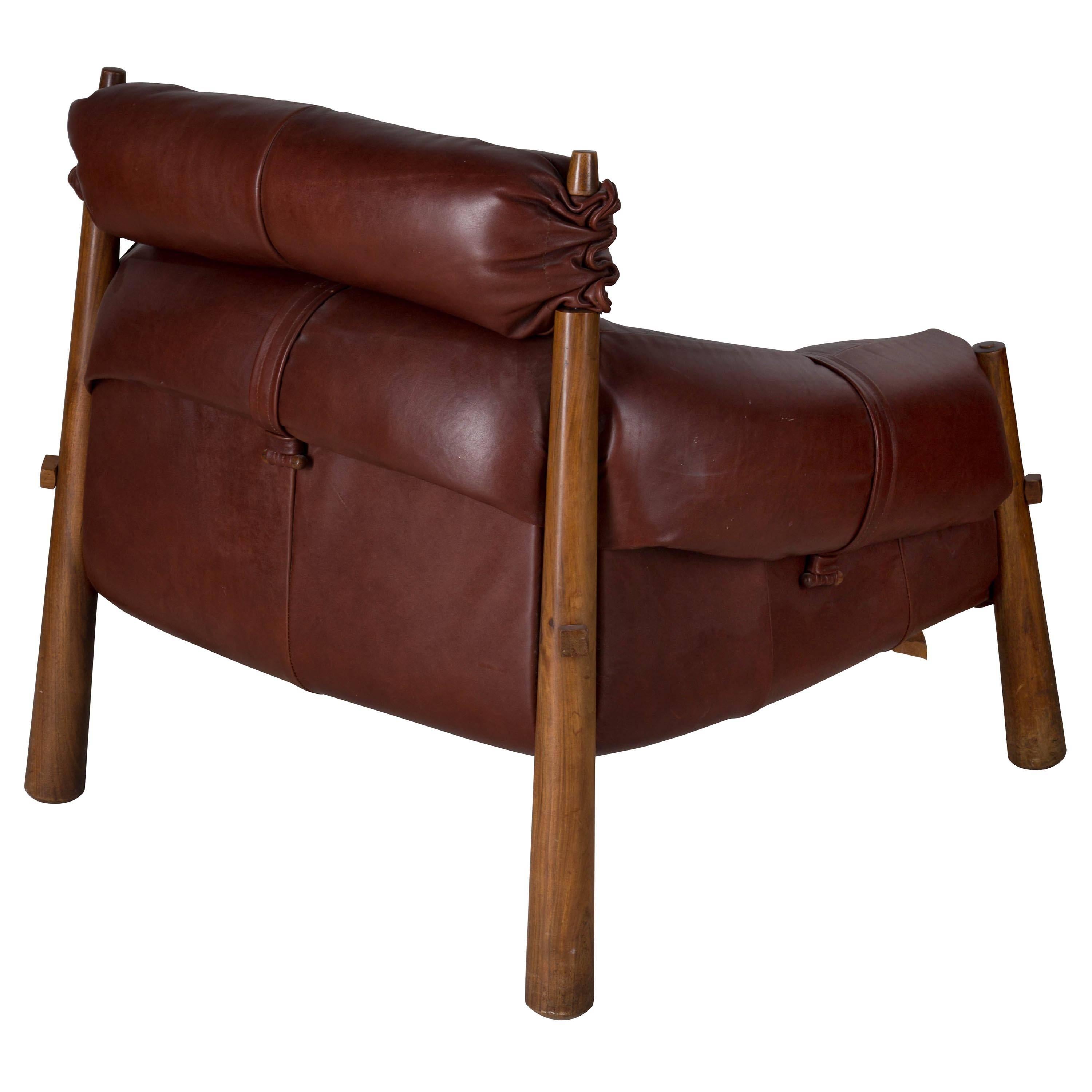 Brazilian Leather Armchairs 1