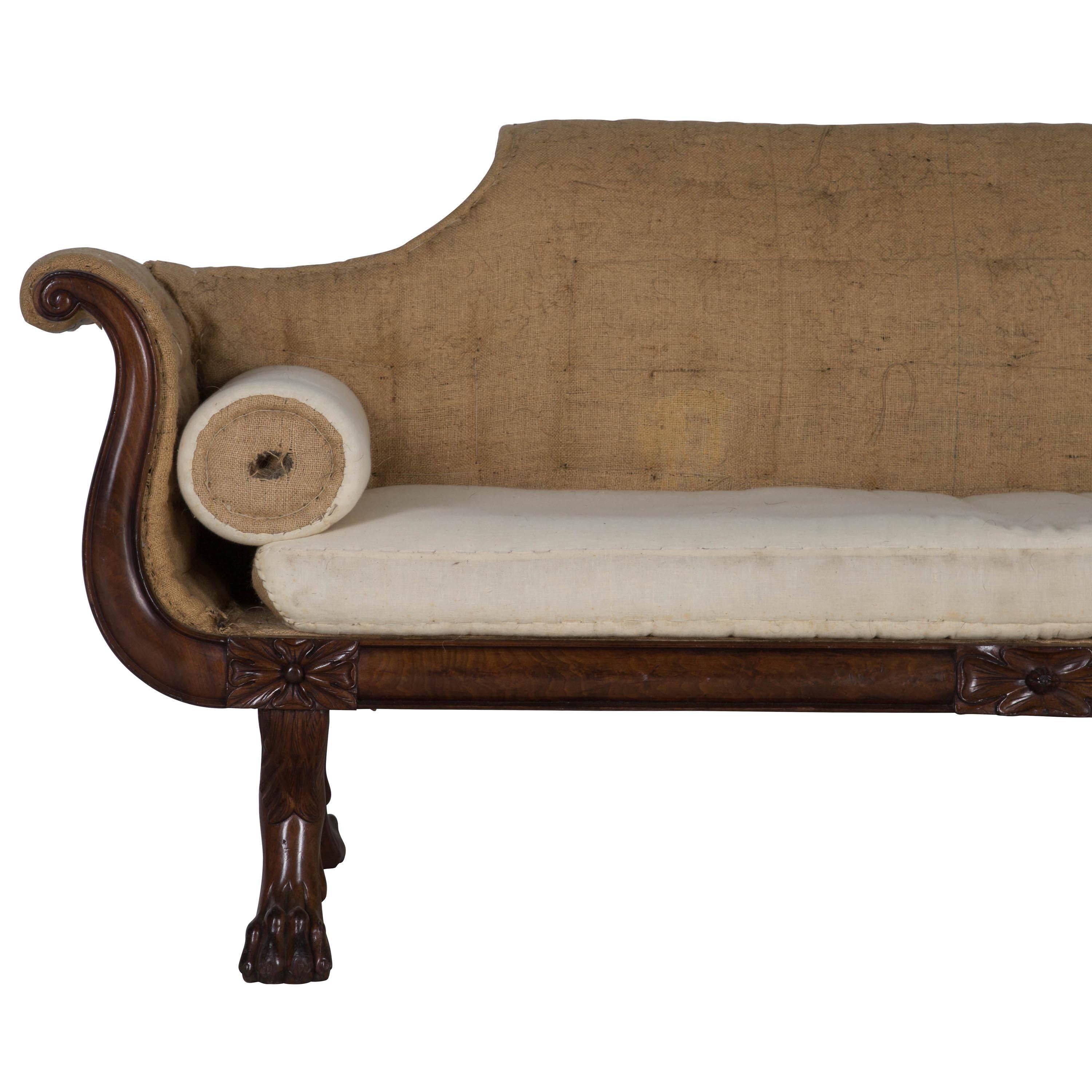 Regency Mahogany Sofa 1