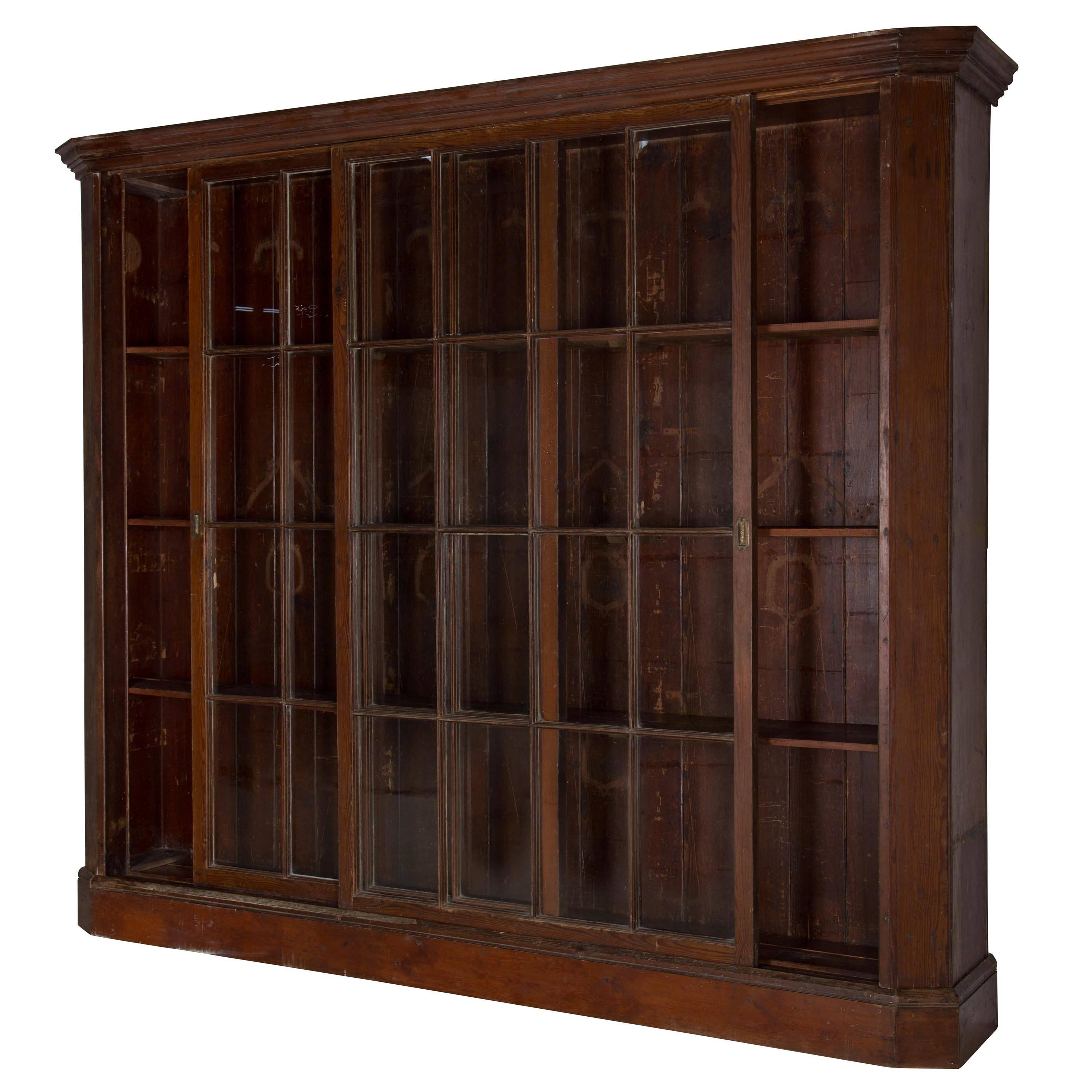 A large and wonderful circa 19th century estate-made tack cabinet from the stables of an English country house, England, circa 1850.