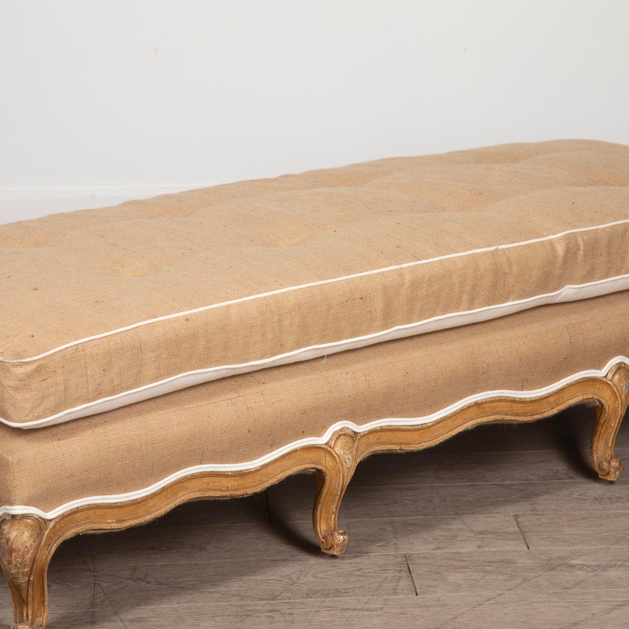 19th Century French Country House Footstool For Sale 3
