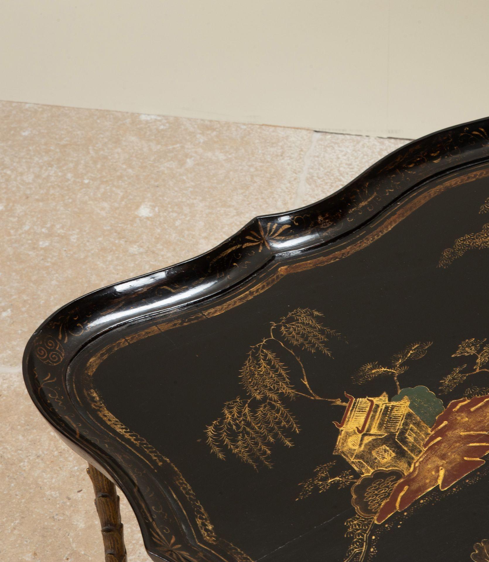 20th Century French Maison Bagues Chinoiserie Table For Sale 1