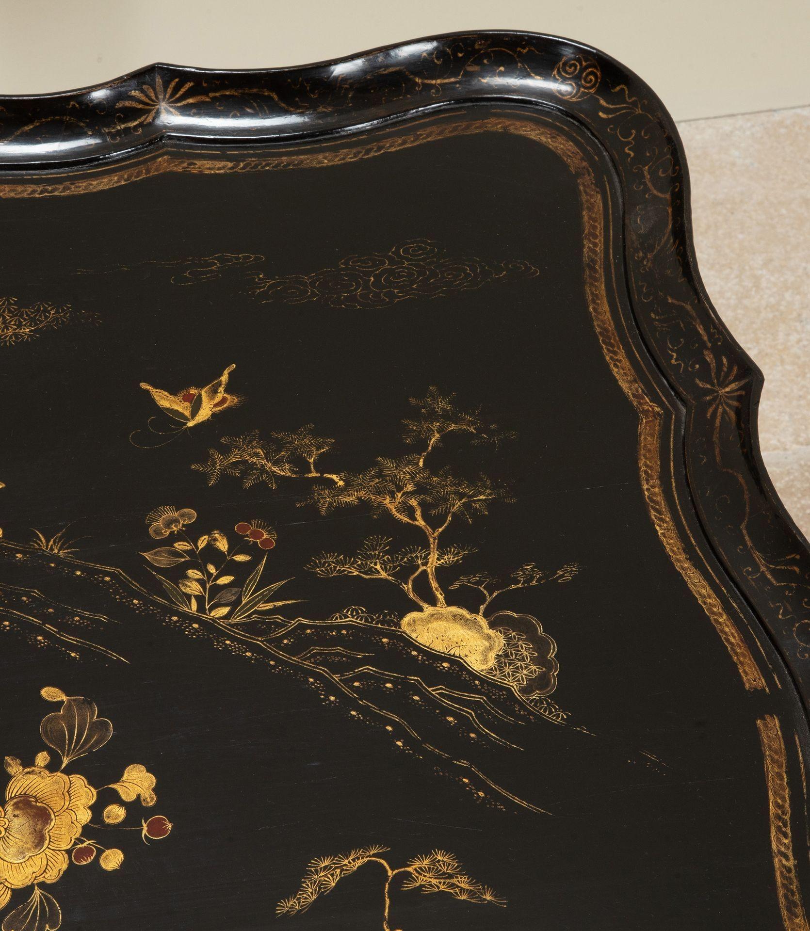 Late 20th Century 20th Century French Maison Bagues Chinoiserie Table For Sale