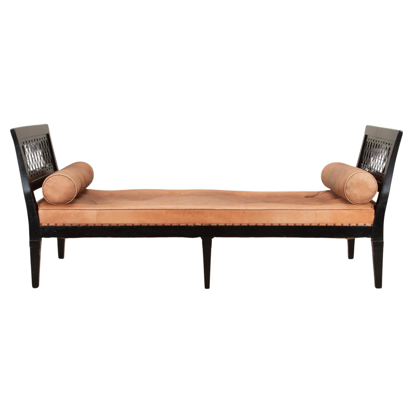 Late 18th Century French Ebonised Daybed