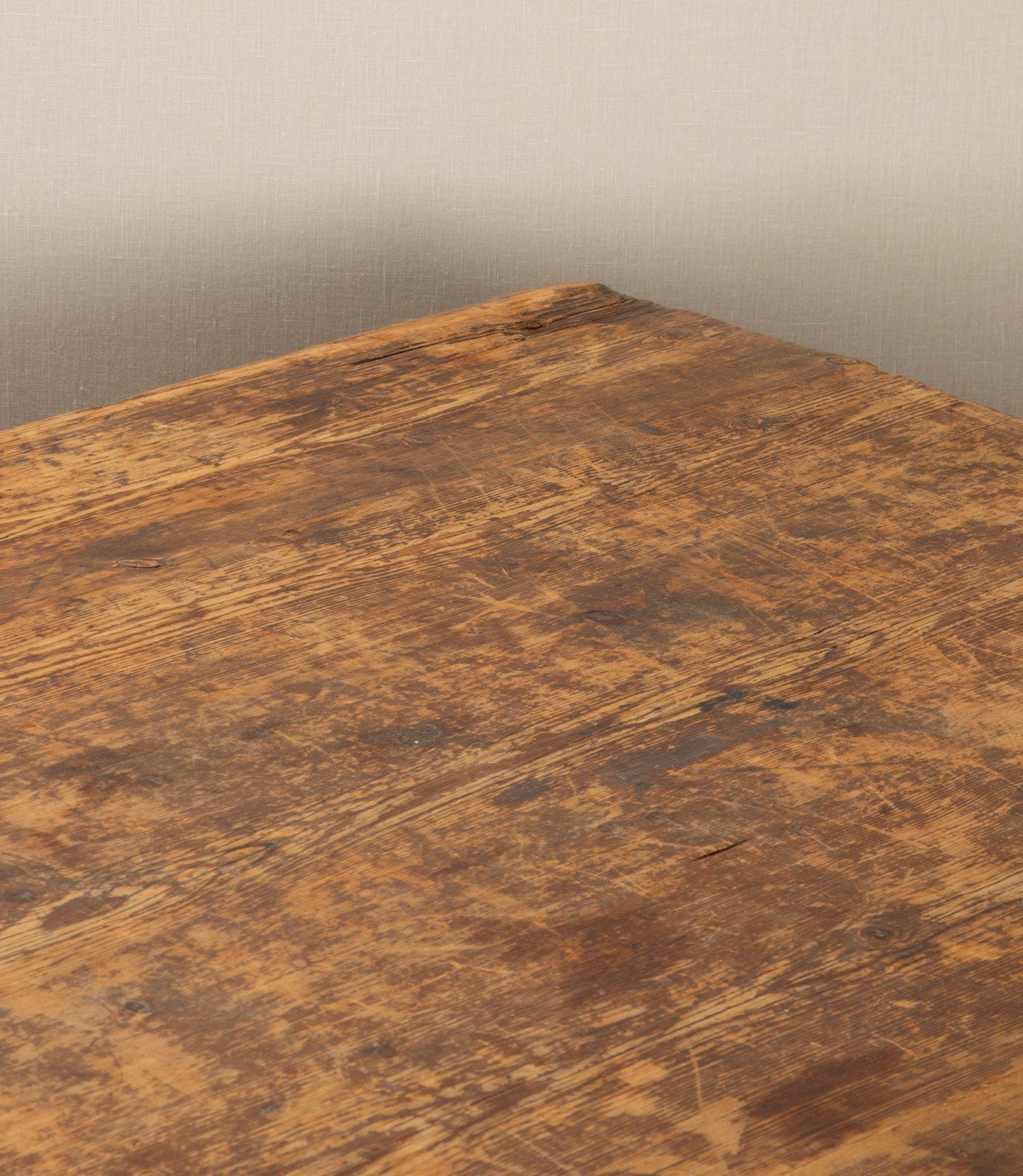 Pin Grande table de cuisine en pin de ferme anglaise du début du 20e siècle en vente