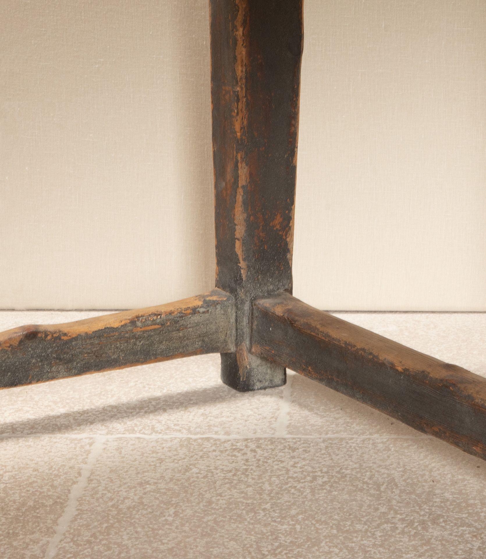 Grande table de cuisine en pin de ferme anglaise du début du 20e siècle en vente 6