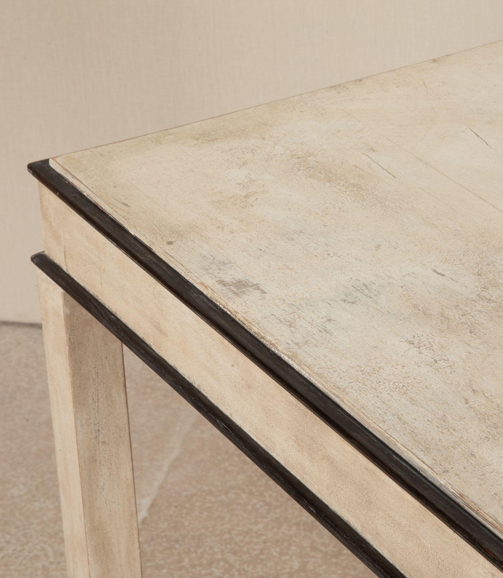 Wood Pair of Early 20th Century European Painted Console Tables For Sale