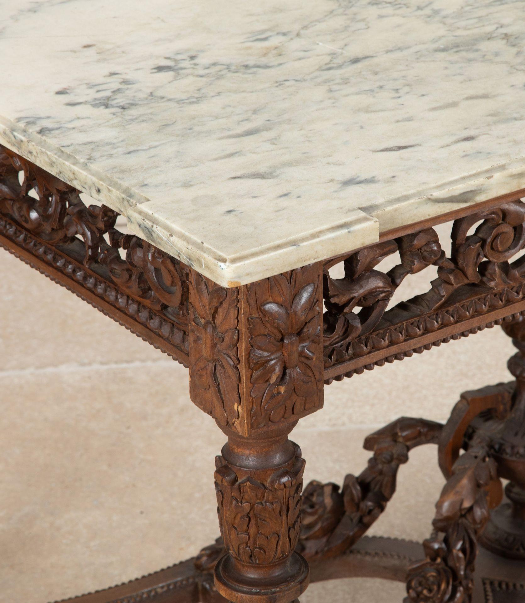 19th Century French Marble Topped Centre Table For Sale 3