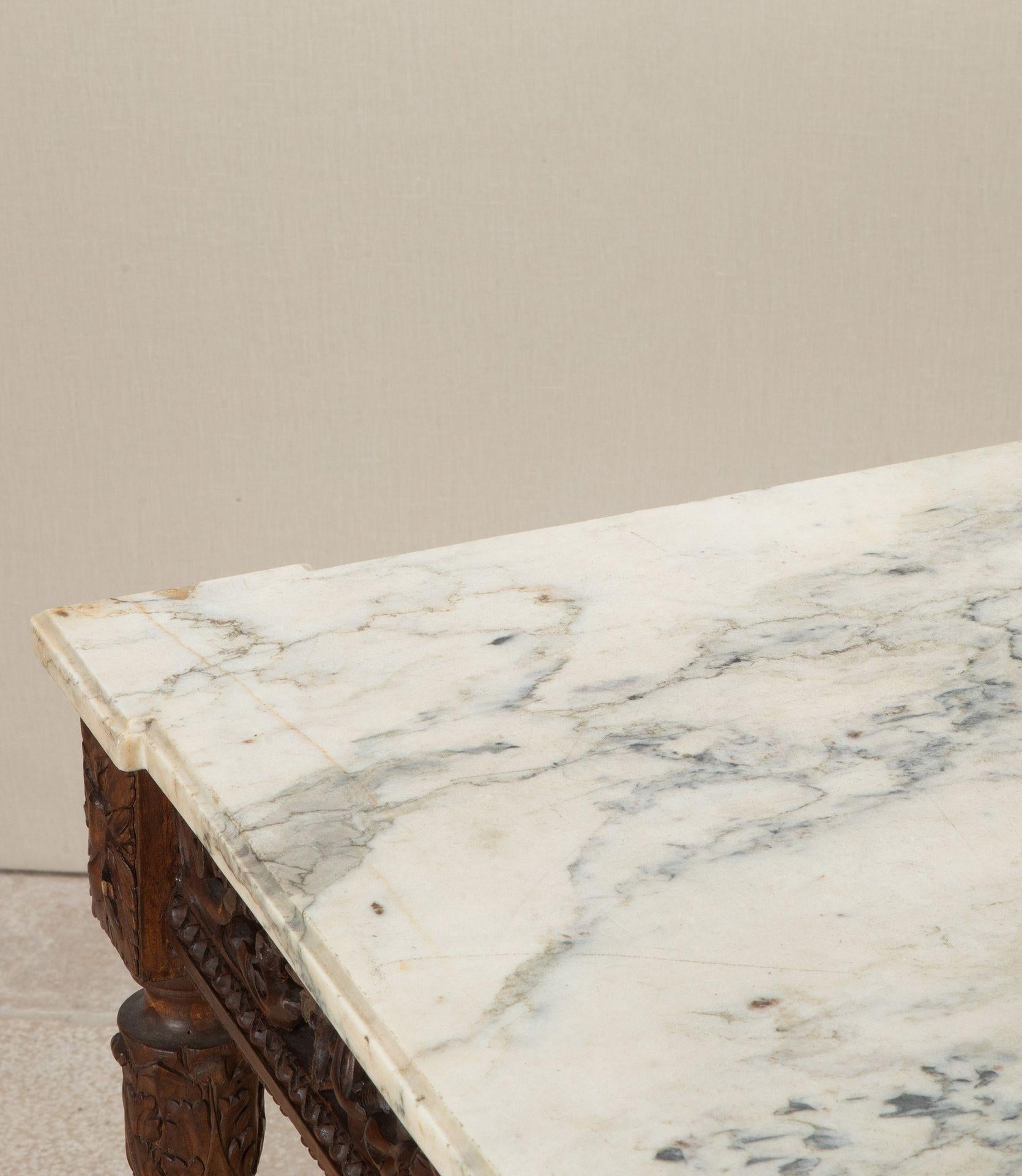 19th Century French Marble Topped Centre Table For Sale 8