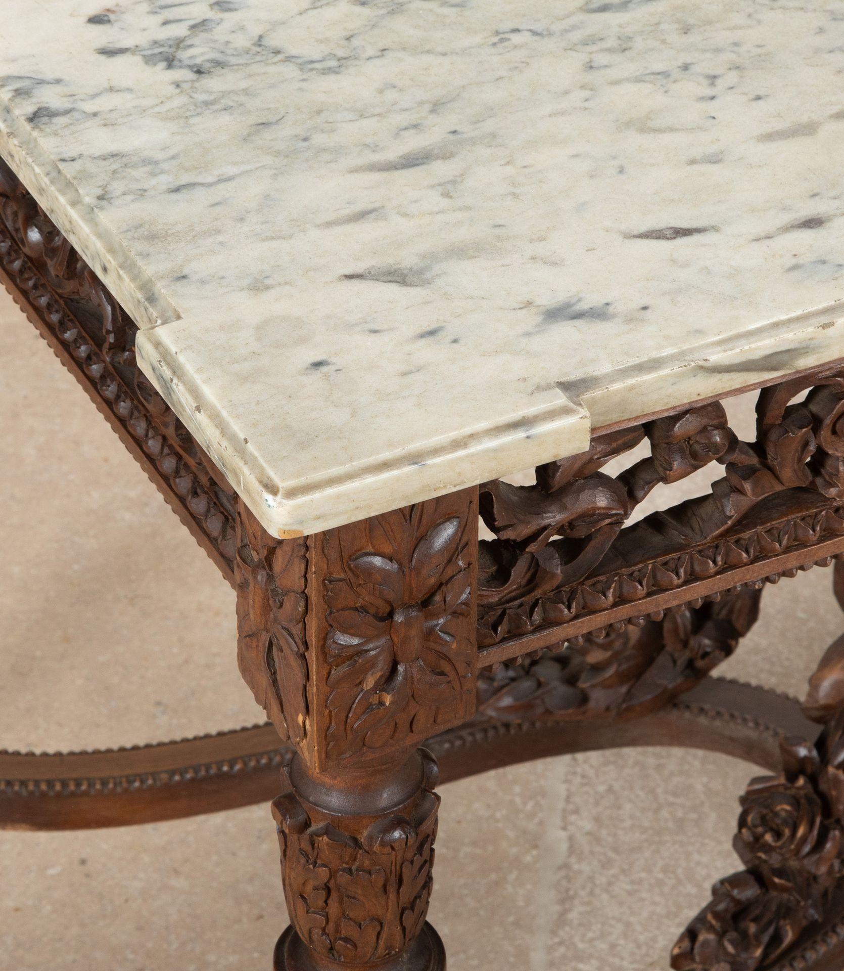 19th Century French Marble Topped Centre Table For Sale 9