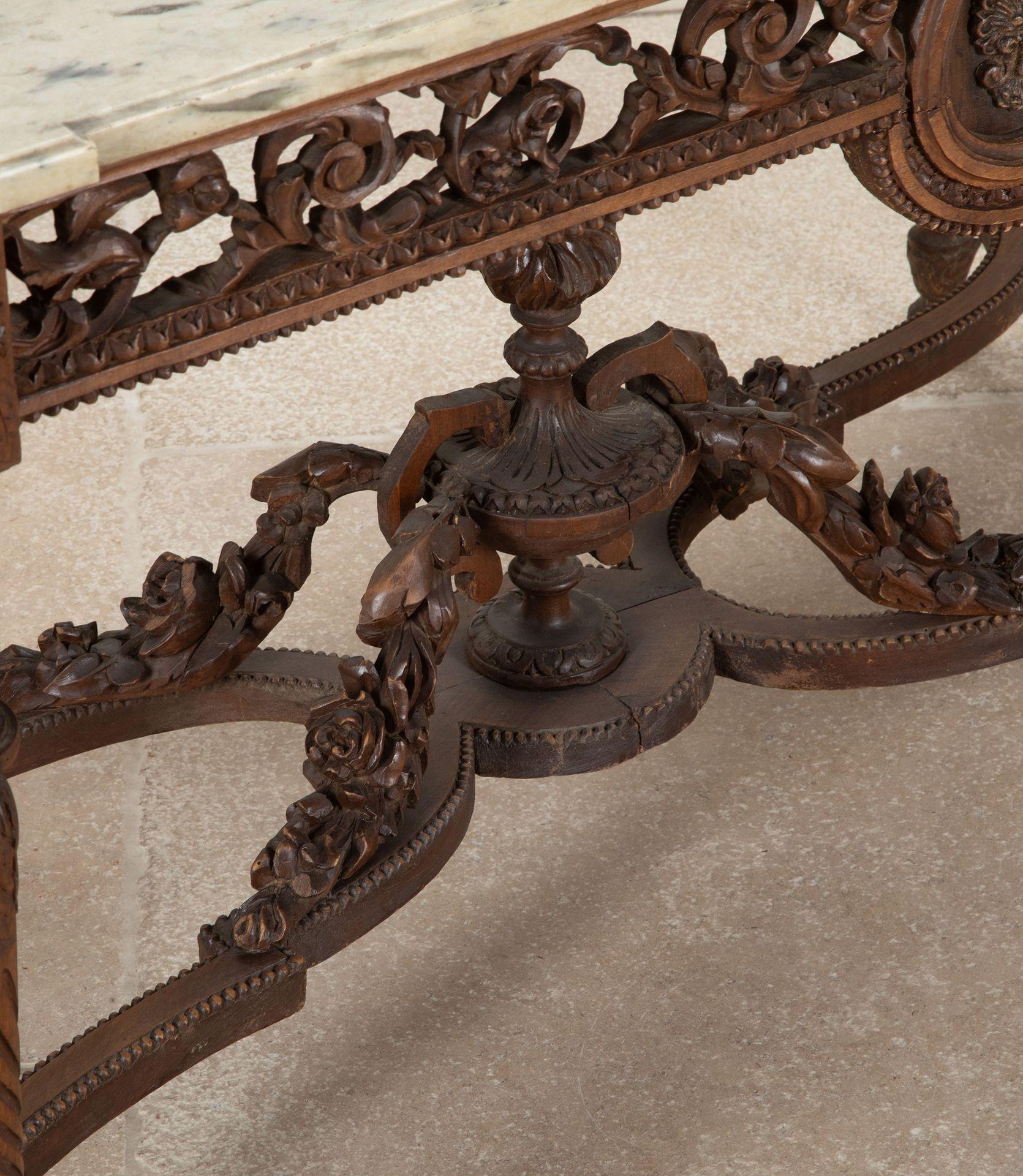 19th Century French Marble Topped Centre Table For Sale 4
