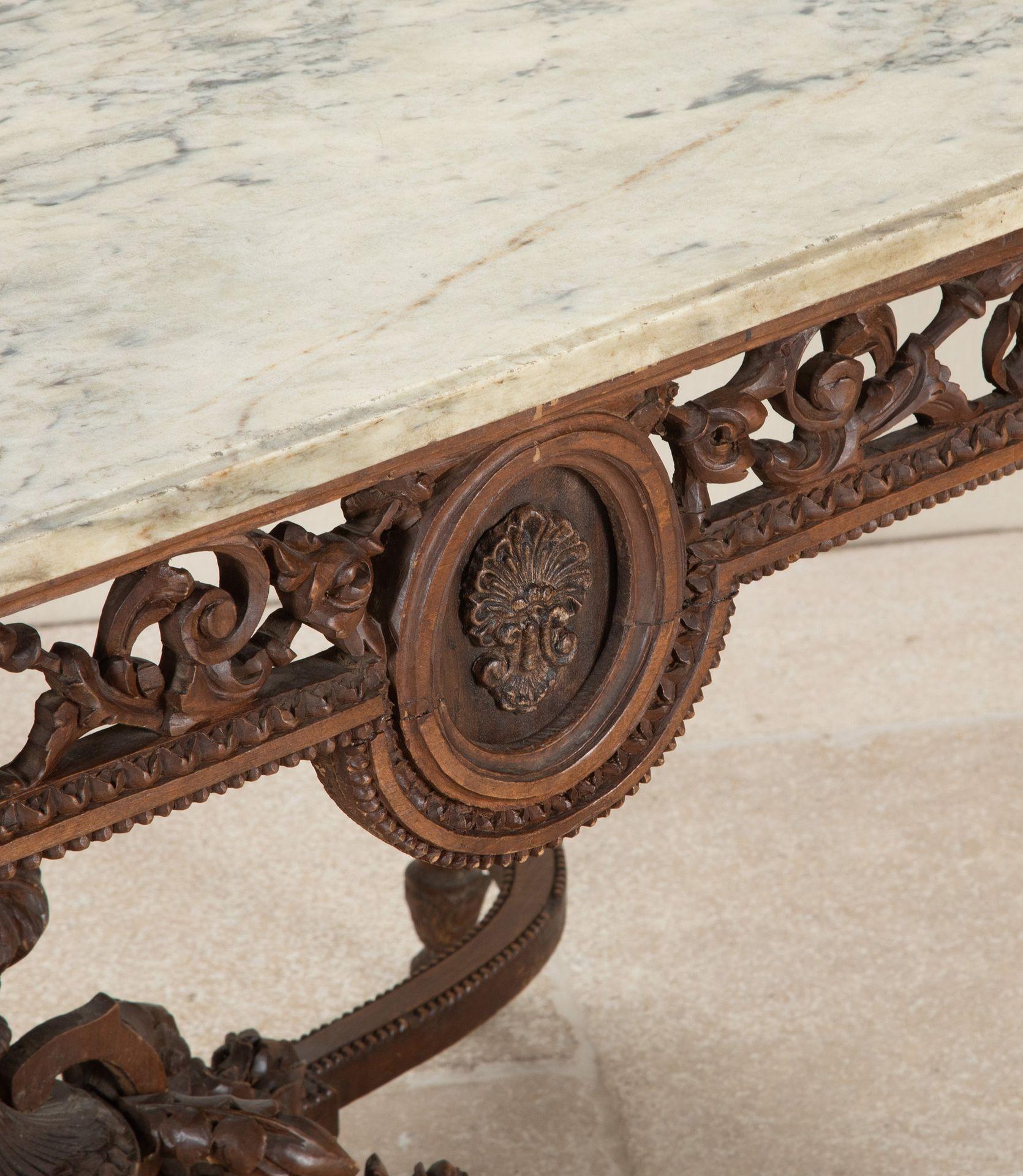 19th Century French Marble Topped Centre Table For Sale 12