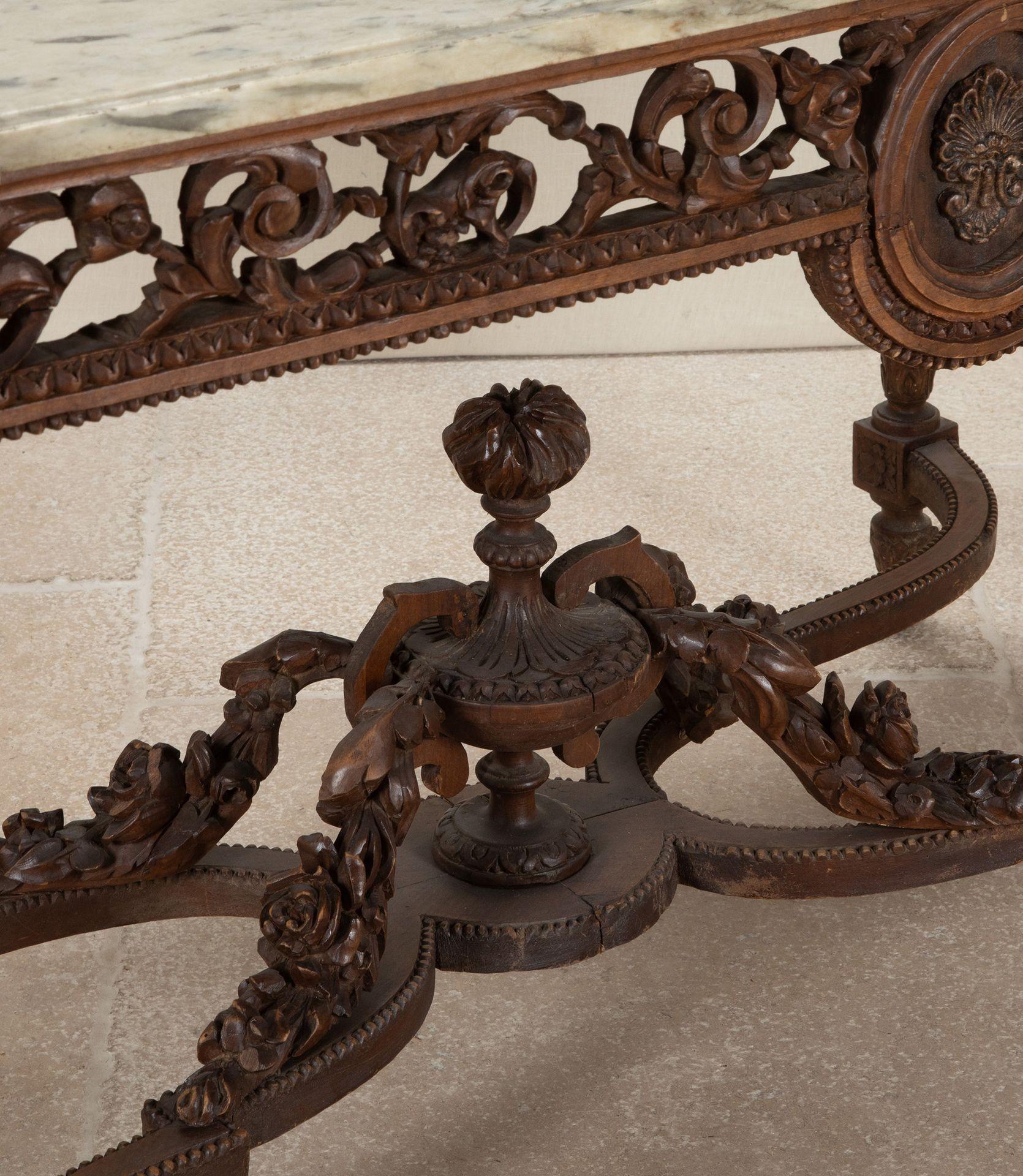 19th Century French Marble Topped Centre Table For Sale 11