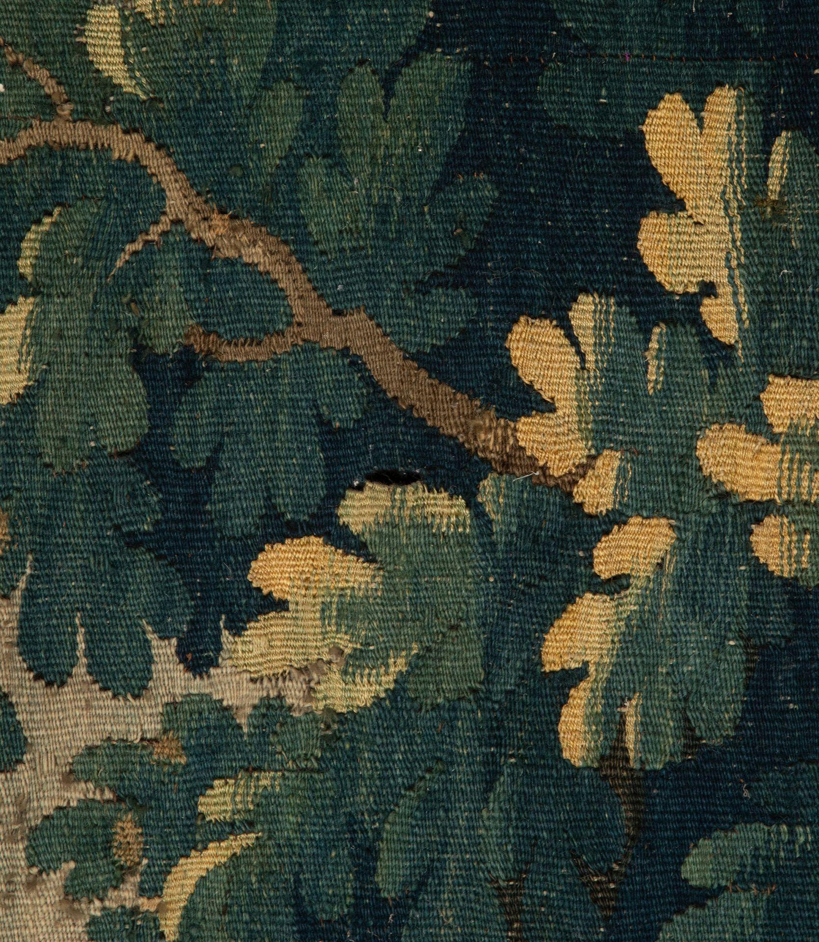 Ein schönes Paar gerahmter Aubusson-Wandteppiche aus Frankreich aus dem 18. Einfangen einer wunderschönen Berglandschaft. Mit zart gezeichneten grünen Bäumen, Pflanzen und Vögeln im Vordergrund. In späteren Eichenrahmen.