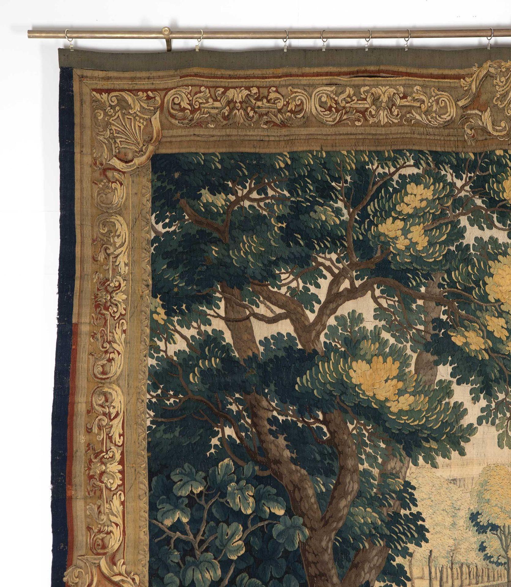 French Large Early 18th Century Flemish Tapestry For Sale
