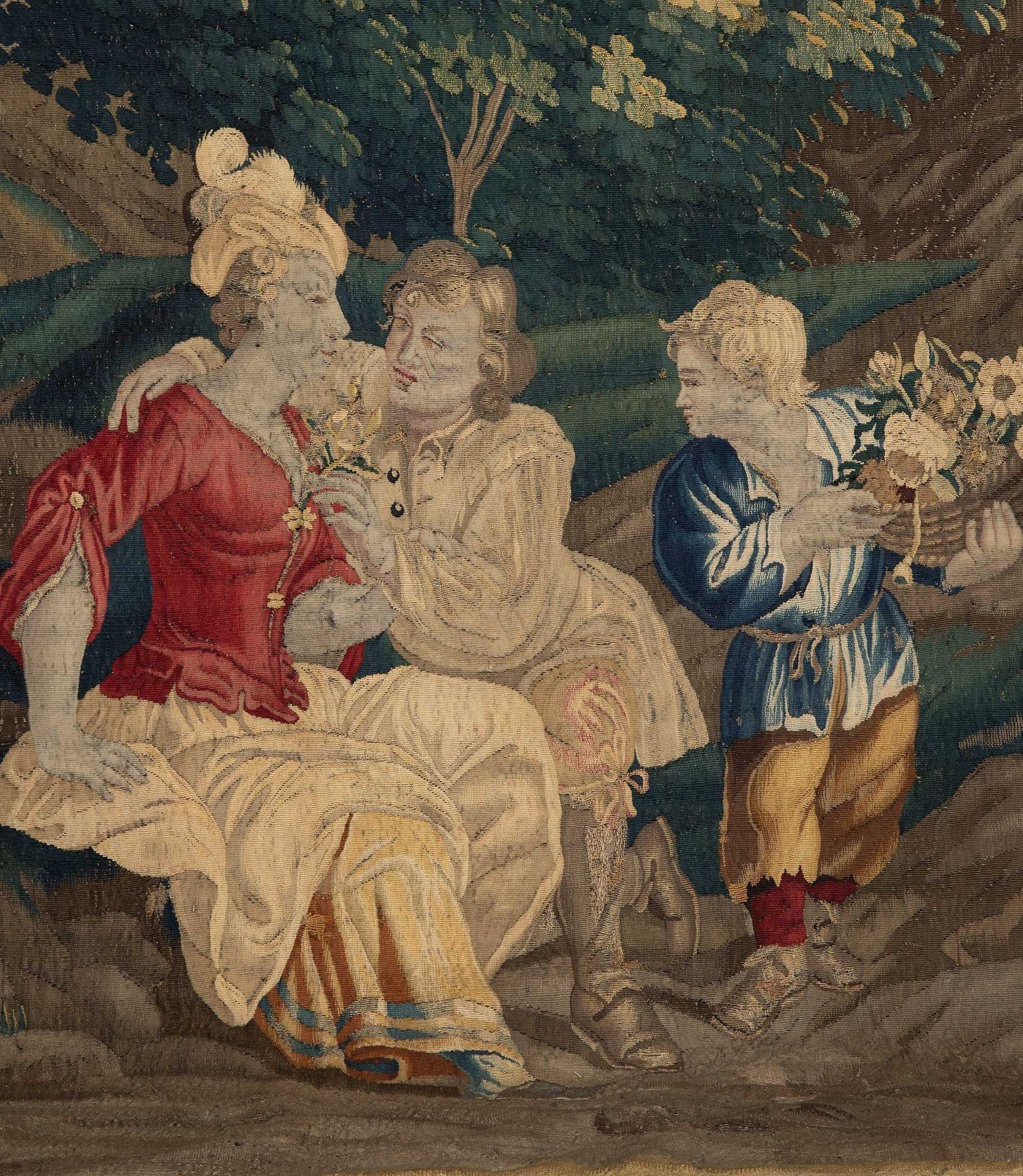 Large Early 18th Century Flemish Tapestry For Sale 7