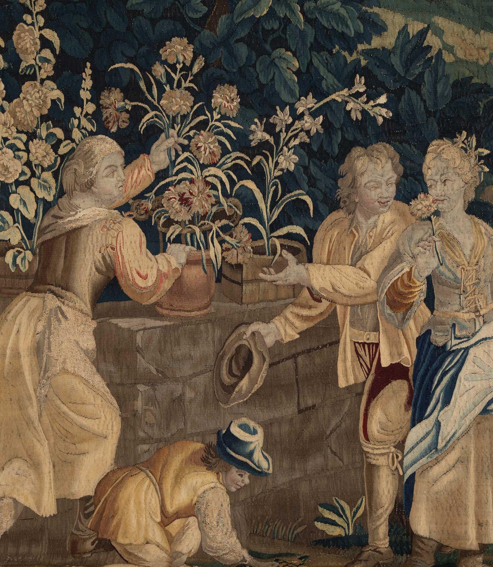 Large Early 18th Century Flemish Tapestry For Sale 6