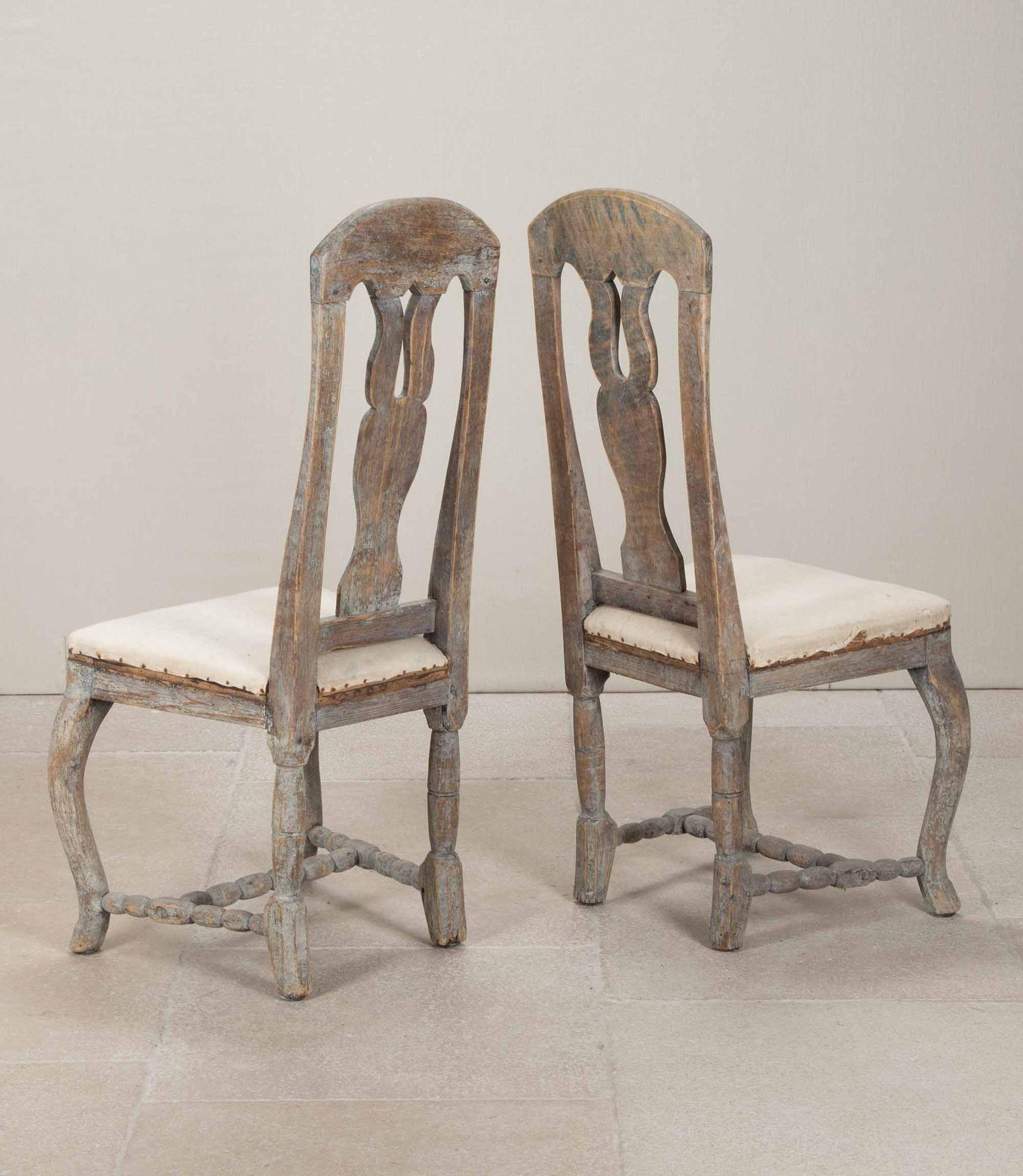 Paire de chaises d'appoint en pin suédois du XVIIIe siècle Bon état - En vente à Gloucestershire, GB