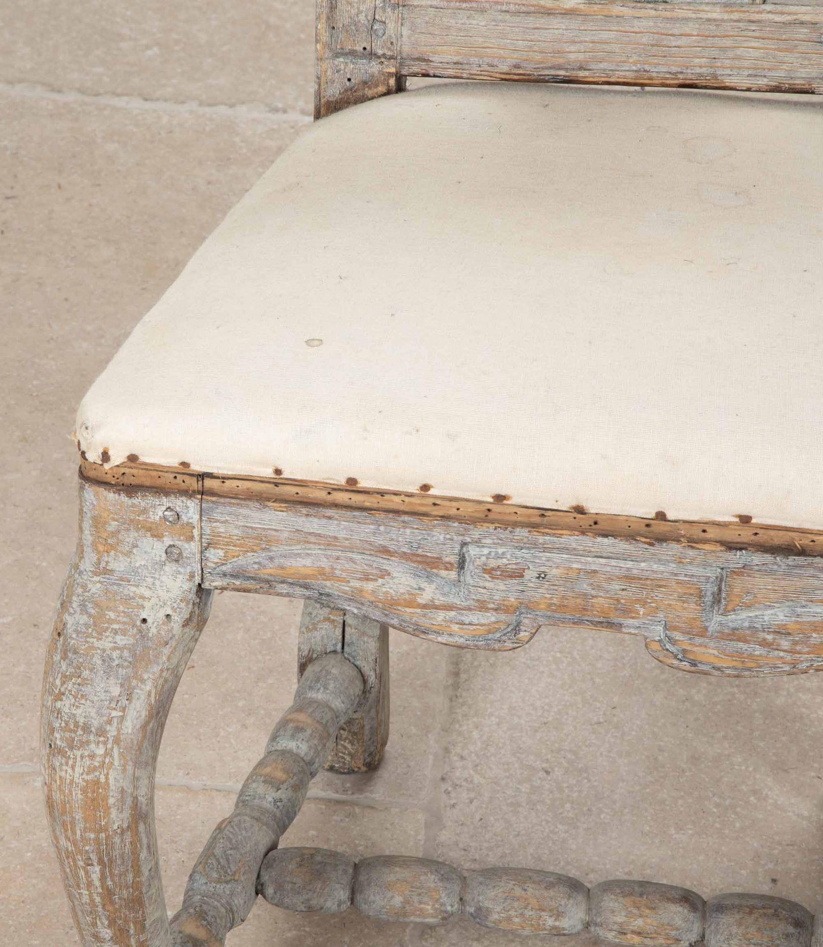 Paire de chaises d'appoint en pin suédois du XVIIIe siècle en vente 1