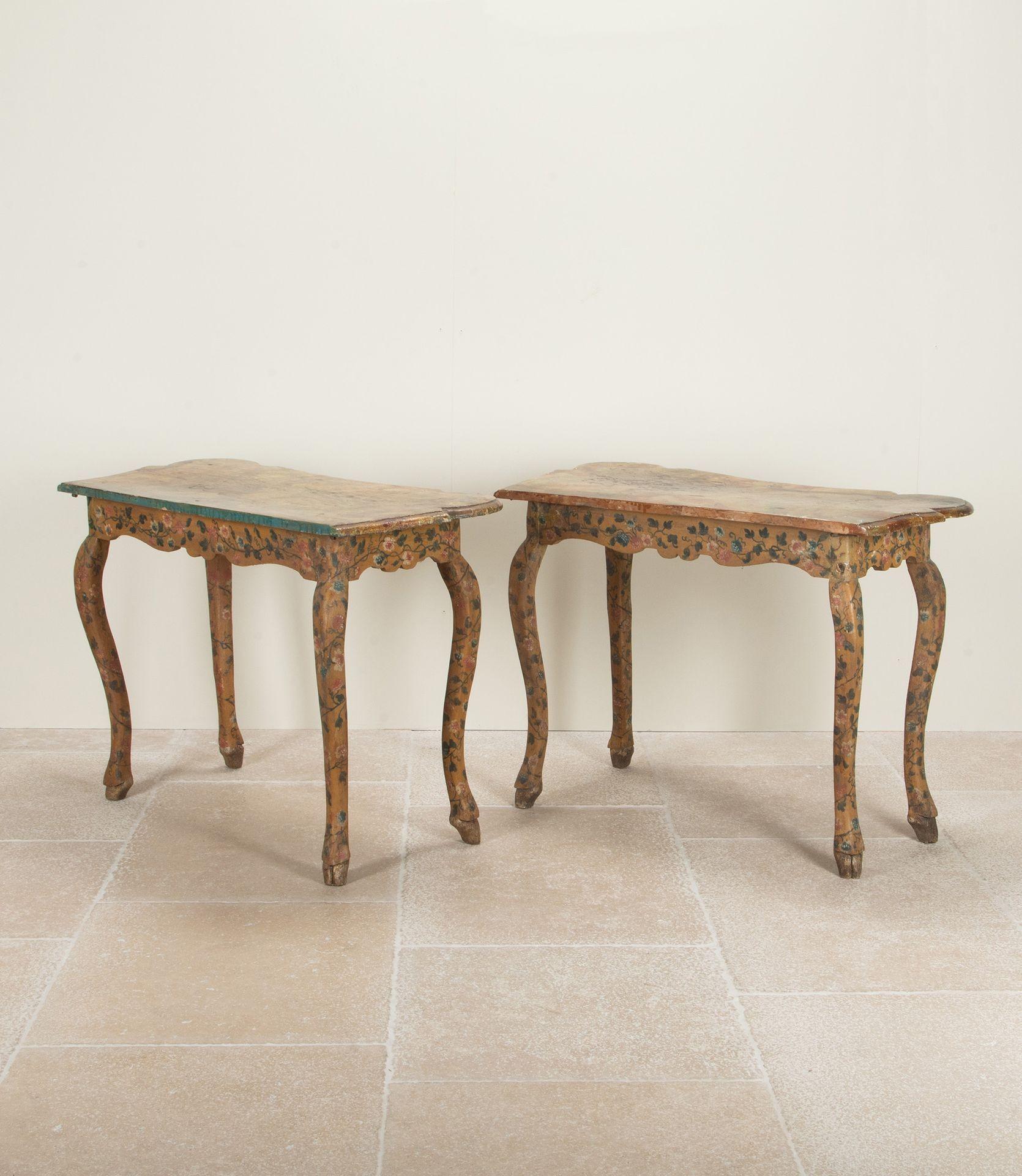 Baroque Paire de consoles italiennes du 19e siècle en vente