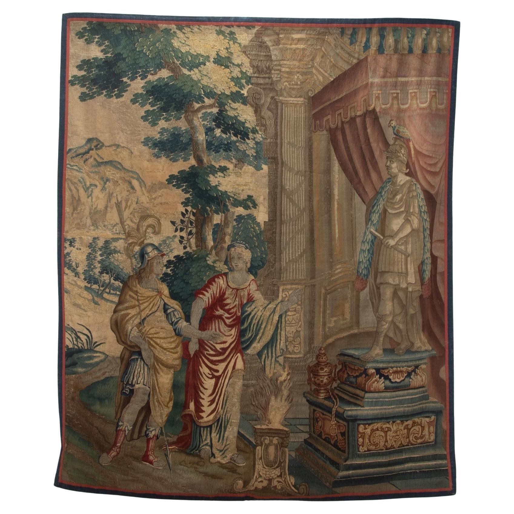 Flämischer mythologischer Wandteppich aus dem 17. im Angebot