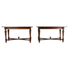 Pair of 18th Century Tuscan Console Tables