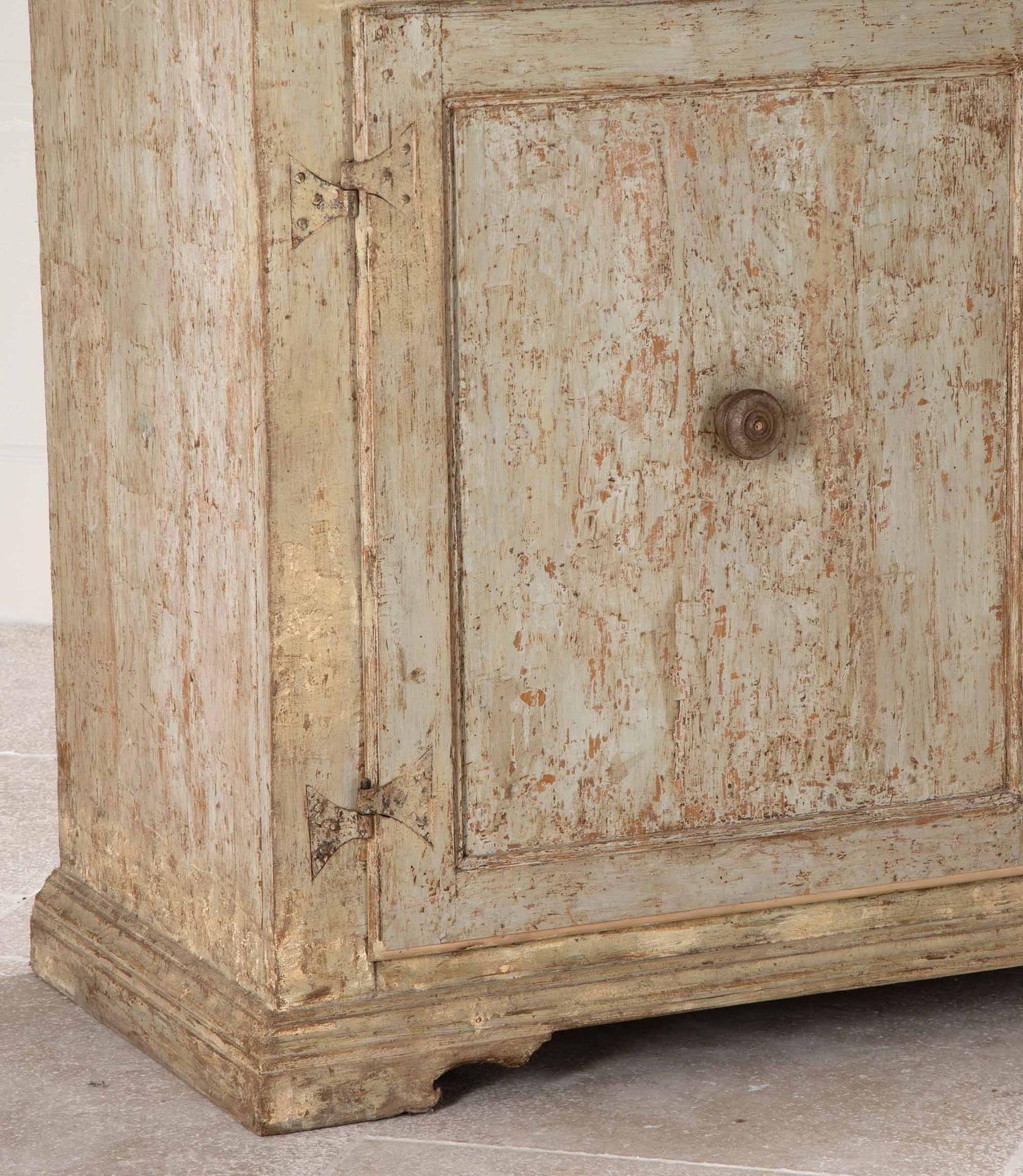 Wood Pair of 18th Century Italian Painted Buffets For Sale