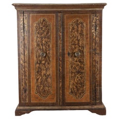 18th Century Italian Tuscan Painted Armoire
