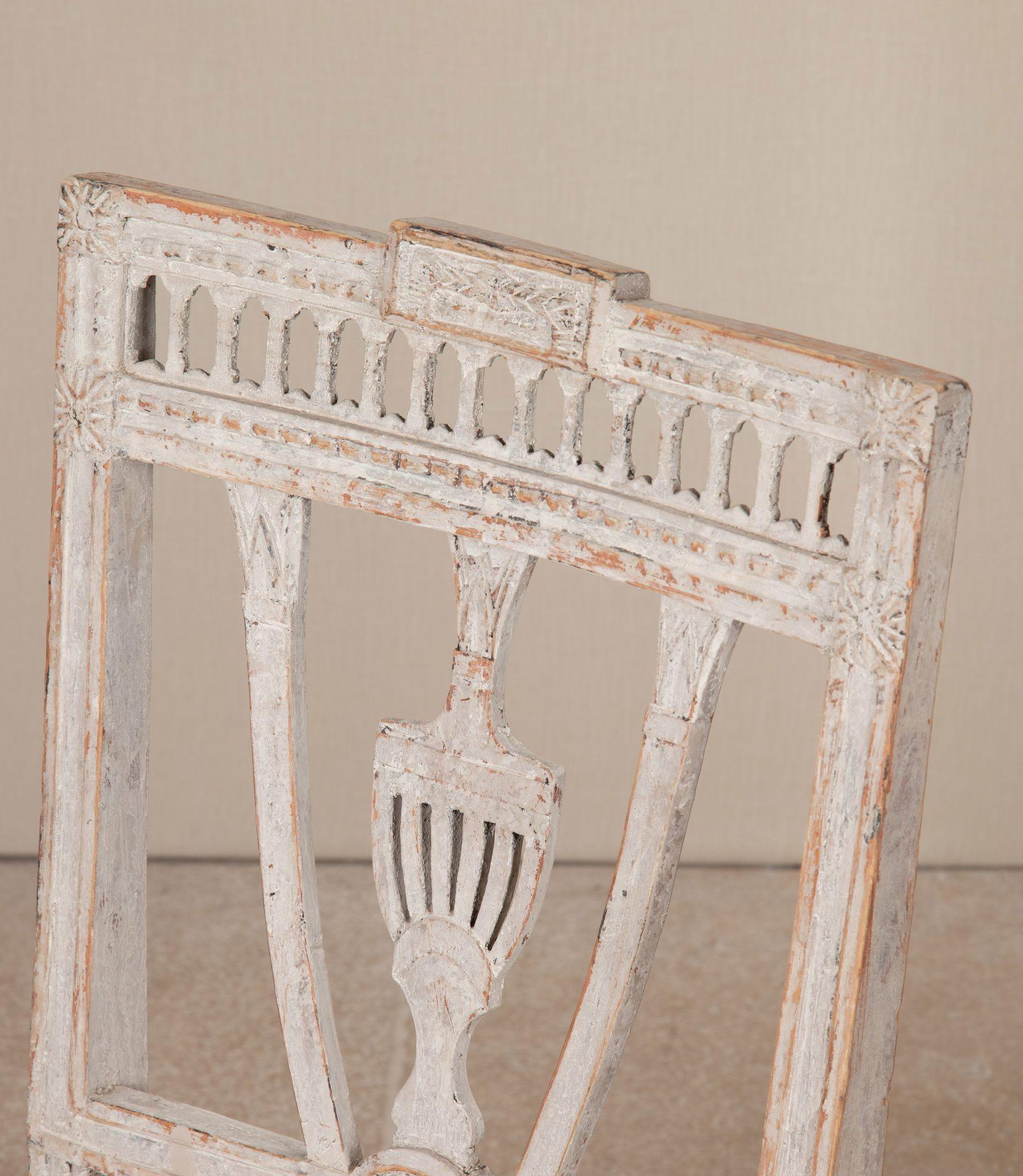 Set of Ten 19th Century Swedish Gustavian Dining Chairs For Sale 8