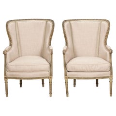 Wood Bergere Chairs